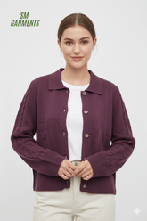 FRANSA WOMENS BASIC CARDIGAN - Smgarment's